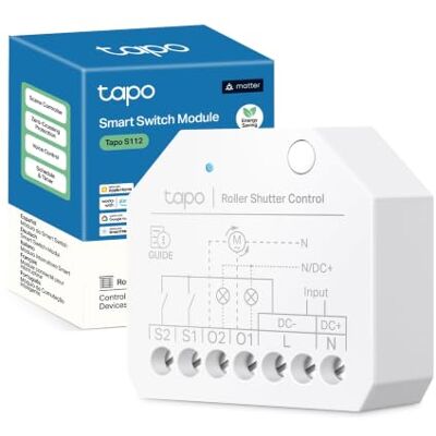 TP-Link - TAPO S112 - 2.4 GHz Wi-Fi - Smart switch module TP-Link - TAPO S112 - 2.4 GHz Wi-Fi - Smart switch module