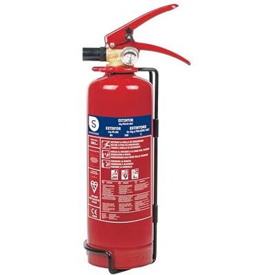 Smartwares Fire Extinguisher Powder – 1kg – Suitable for A,B & C fires Suitable for vehicles & homes – Mounting base Included FEX-15112 Smartwares Fire Extinguisher Powder – 1kg – Suitable for A,B & C fires Suitable for vehicles & homes – Mounting base Included FEX-15112