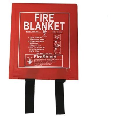 FireShield 1 x 1 Hard Case Fire Blanket FireShield 1 x 1 Hard Case Fire Blanket