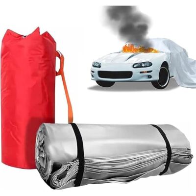 yunzhenzhen Silicone Coated EV Fire Blanket, Emergency Fire Extinguisher Blanket yunzhenzhen Silicone Coated EV Fire Blanket, Emergency Fire Extinguisher Blanket