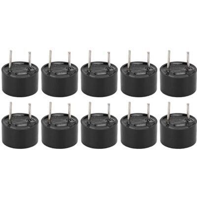 Hyuduo 10pcs DC 3V Active Buzzer 85dB Electromagnetic Beeper Alarm 9x6mm 9x5.5mm Piezo Buzzers Mini Electronic Sounder for DIY Projects PCB and Electronic Toys Hyuduo 10pcs DC 3V Active Buzzer 85dB Electromagnetic Beeper Alarm 9x6mm 9x5.5mm Piezo Buzzers Mini Electronic Sounder for DIY Projects PCB and Electronic Toys