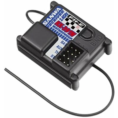SANWA 3 Channel Rx-391W Receiver Waterproof, 2.4GHz FH-E, 3 CH, Black, RC Hobby Products, Unisex Adults and Children SANWA 3 Channel Rx-391W Receiver Waterproof, 2.4GHz FH-E, 3 CH, Black, RC Hobby Products, Unisex Adults and Children