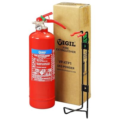 Vigil Dry Powder Fire Extinguisher 1kg ABC Small Fire Extinguisher Vigil Dry Powder Fire Extinguisher 1kg ABC Small Fire Extinguisher