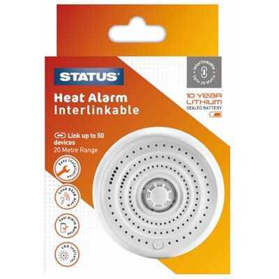 Status - SIHA1PKB4 - Interlinkable - Heat alarm Status - SIHA1PKB4 - Interlinkable - Heat alarm