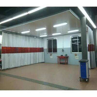 YILMVANY Welding Curtain Heavy Duty Fireproof Screen with Viewing Window 1pcs(9.5X2.5M) YILMVANY Welding Curtain Heavy Duty Fireproof Screen with Viewing Window 1pcs(9.5X2.5M)