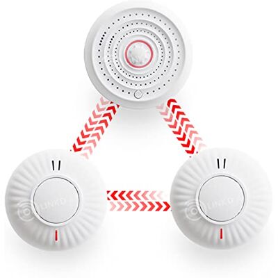 Veltz Wireless Interlinked Smoke & Heat Alarm Bundle Scotland & England Law Compliant 10 Year Battery Life CE & BS Certified LINKD Alarms Pre Linked Easy Set Up UK Phone & Email Support Veltz Wireless Interlinked Smoke & Heat Alarm Bundle Scotland & England Law Compliant 10 Year Battery Life CE & BS Certified LINKD Alarms Pre Linked Easy Set Up UK Phone & Email Support