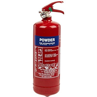 FireShield Multi Purpose Fire Extinguisher 2KG ABC Dry Powder Extinguisher PRO FireShield Multi Purpose Fire Extinguisher 2KG ABC Dry Powder Extinguisher PRO