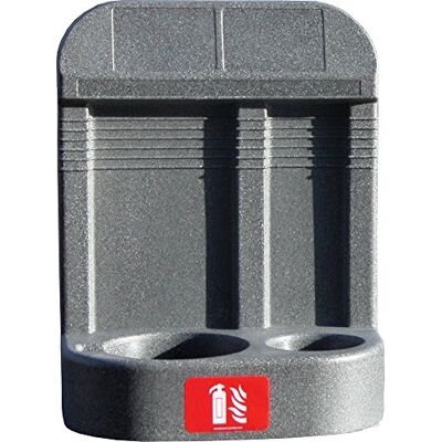 Firechief HS26/GREY Double 'Dog Bowl' Extinguisher Stand, Grey Firechief HS26/GREY Double 'Dog Bowl' Extinguisher Stand, Grey