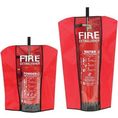 FSSS Ltd FIRE EXTINGUISHER COVER TO FIT 1,2,4,3,5,6,9 LTR KG WATER CO2 POWDER AFFF FOAM (SIZE 1) FSSS Ltd FIRE EXTINGUISHER COVER TO FIT 1,2,4,3,5,6,9 LTR KG WATER CO2 POWDER AFFF FOAM (SIZE 1)