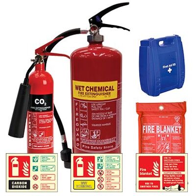 FireShield Commercial Kitchen/Chip Shop Fire Safety Pack FireShield Commercial Kitchen/Chip Shop Fire Safety Pack