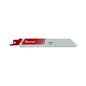 Starrett Multi Purpose Reciprocating Saw Blade XR6-1 150 mm/6" Inch #30 COARSE Carbide Grit TPI Bi-Metal Unified Shank Compatible with Bosch Dewalt Makita & Many Others Starrett Multi Purpose Reciprocating Saw Blade XR6-1 150 mm/6" Inch #30 COARSE Carbide Grit TPI Bi-Metal Unified Shank Compatible with Bosch Dewalt Makita & Many Others