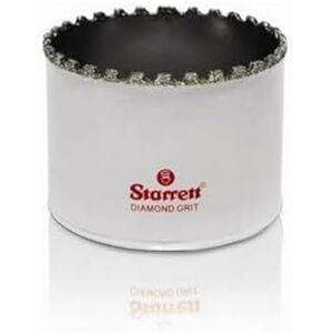 Starrett Diamond Grit Hole Saw D0296 Ceramic and Tile Drill Cutter For Brick Glass Marble Slate Stone Porcelain 65mm (2.9/16 inch) Starrett Diamond Grit Hole Saw D0296 Ceramic and Tile Drill Cutter For Brick Glass Marble Slate Stone Porcelain 65mm (2.9/16 inch)