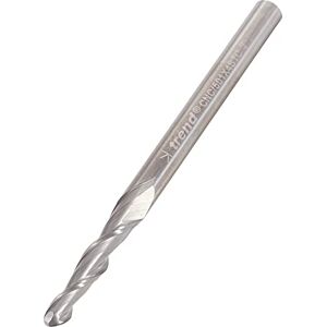 Trend CNC Tapered Ball Router Cutter, 4mm Shank, 1.5mm Radius and 20.5mm Cut Length, Solid Tungsten Carbide, CNC/501X4STC Trend CNC Tapered Ball Router Cutter, 4mm Shank, 1.5mm Radius and 20.5mm Cut Length, Solid Tungsten Carbide, CNC/501X4STC