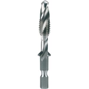 RUKO HSS Long Combined Machine Tap Bit, Ground, Bright Finish, M 4 x 0.70 mm Nominal Thread Size, 51.0 mm Length, R270015 RUKO HSS Long Combined Machine Tap Bit, Ground, Bright Finish, M 4 x 0.70 mm Nominal Thread Size, 51.0 mm Length, R270015