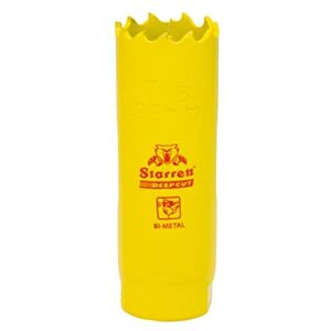 Starrett Deep Cut Hole Saw DCH0078 Heavy Duty Bi-Metal with Extra Cobalt HSS Teeth For Metals Wood Cast Iron Fibreglass Plastic Materials 22mm Starrett Deep Cut Hole Saw DCH0078 Heavy Duty Bi-Metal with Extra Cobalt HSS Teeth For Metals Wood Cast Iron Fibreglass Plastic Materials 22mm