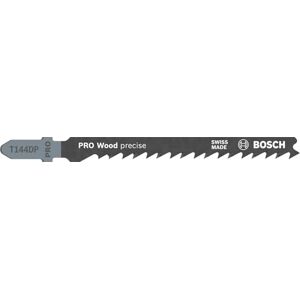 Bosch 25x PRO Wood Precise T144DP Jigsaw Blade (for Softwood, Softwood, Length 100 mm, Professional Accessory Jigsaw) Bosch 25x PRO Wood Precise T144DP Jigsaw Blade (for Softwood, Softwood, Length 100 mm, Professional Accessory Jigsaw)