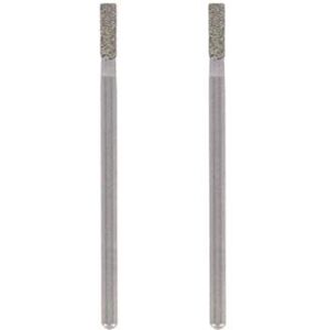 Dremel 7122 Diamond Cylinder Points, Accessory Set 2-pack with 2.4 mm Bits for Engraving, Carving and Cutting Dremel 7122 Diamond Cylinder Points, Accessory Set 2-pack with 2.4 mm Bits for Engraving, Carving and Cutting