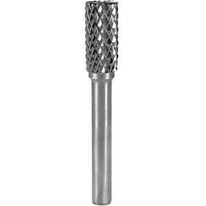 Ruko Tungsten Carbide Rotary Burr with End Teething, A Cylinder (ZYAS) Shape, Bright Finish, 10.0 mm Diameter, 60 mm Length, R116017 Ruko Tungsten Carbide Rotary Burr with End Teething, A Cylinder (ZYAS) Shape, Bright Finish, 10.0 mm Diameter, 60 mm Length, R116017