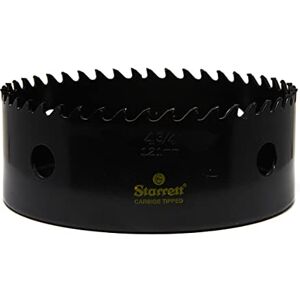 Starrett Tungsten Carbide Tipped Hole Saw CT434 Deep Cut Holesaw Cutter For Wood Suspended Flooring Reinforced Concrete & Fibreglass 121MM Starrett Tungsten Carbide Tipped Hole Saw CT434 Deep Cut Holesaw Cutter For Wood Suspended Flooring Reinforced Concrete & Fibreglass 121MM