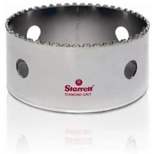 Starrett Diamond Grit Hole Saw D0418 Ceramic and Tile Drill Cutter For Brick Glass Marble Slate Stone Porcelain 105mm (4.1/8 inch) Starrett Diamond Grit Hole Saw D0418 Ceramic and Tile Drill Cutter For Brick Glass Marble Slate Stone Porcelain 105mm (4.1/8 inch)