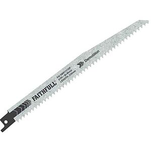 Faithfull S1111DF Bi-Metal Sabre Saw Blade Demolition 228mm 6 TPI (Pack of 5) Faithfull S1111DF Bi-Metal Sabre Saw Blade Demolition 228mm 6 TPI (Pack of 5)