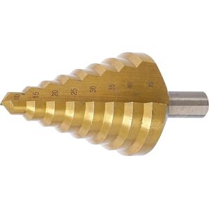 BGS 74430 Step Drill Titanium-nitrided Ø 10-45 mm BGS 74430 Step Drill Titanium-nitrided Ø 10-45 mm