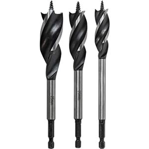 Faithfull FAITPASET3PC Tri-Point Speed Auger Bit Set of 3-16, 20 & 25mm Faithfull FAITPASET3PC Tri-Point Speed Auger Bit Set of 3-16, 20 & 25mm