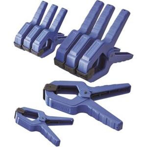 Faithfull 8 Piece Spring Clamp Set: 4 x 50mm 4 x 75mm Clamping Force: 12kg & 15kg Faithfull 8 Piece Spring Clamp Set: 4 x 50mm 4 x 75mm Clamping Force: 12kg & 15kg