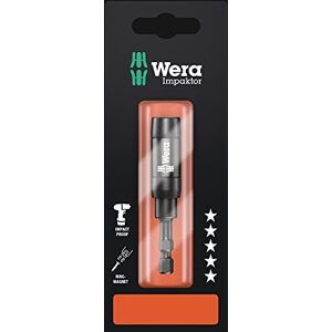 Wera 897/4 IMP R SB Impaktor TriTorsion Bit Holder with retaning ring and ring magnet, 1/4" Hex Drive x 75 mm, 05073990001 Wera 897/4 IMP R SB Impaktor TriTorsion Bit Holder with retaning ring and ring magnet, 1/4" Hex Drive x 75 mm, 05073990001