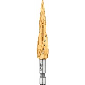 DeWalt Step Drill Bit, Impact Ready, 1/8-Inch-1/2-Inch (DWA1783IR) DeWalt Step Drill Bit, Impact Ready, 1/8-Inch-1/2-Inch (DWA1783IR)