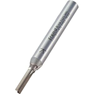 Trend CraftPro Straight Two Flute Router Cutter Bit, 1/4 Inch Shank, 3.2mm Cut Diameter & 12.mm Cut Length, Tungsten Carbide Tipped, C001BX1/4TC Trend CraftPro Straight Two Flute Router Cutter Bit, 1/4 Inch Shank, 3.2mm Cut Diameter & 12.mm Cut Length, Tungsten Carbide Tipped, C001BX1/4TC