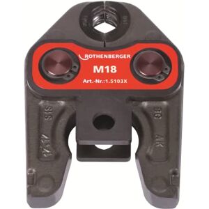 Rothenberger 015103X Press jaw Standard, M Press Jaws Contour, 18 mm Working Area Diameter Rothenberger 015103X Press jaw Standard, M Press Jaws Contour, 18 mm Working Area Diameter