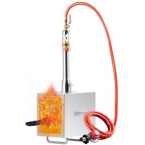 VEVOR Portable Propane Forge, 1 Burner Farrier Forge, 2600℉ Tool and Knife Making Blacksmithing Gas Forge, Large Capacity Square Stainless Steel Gas Forging Tools and Equipment for Metal Forging VEVOR Portable Propane Forge, 1 Burner Farrier Forge, 2600℉ Tool and Knife Making Blacksmithing Gas Forge, Large Capacity Square Stainless Steel Gas Forging Tools and Equipment for Metal Forging