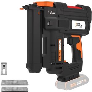 WORX WX844.9 20V Cordless 18 Gauge Narrow Crown Stapler Efficient Battery Powered Staple Gun for Woodworking, Trim, Cabinets, Underlayment Quick-Load, Anti-Ejection, Dual Firing Modes Tool Only WORX WX844.9 20V Cordless 18 Gauge Narrow Crown Stapler Efficient Battery Powered Staple Gun for Woodworking, Trim, Cabinets, Underlayment Quick-Load, Anti-Ejection, Dual Firing Modes Tool Only