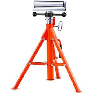 VEVOR Roller Stand, Heavy Duty 2500 LBS Load Capacity Tool Stand 28"-52" Height Adjustable Foldable Space-Saving Design for Woodworking and Metalworking Long Boards, Metal Pipes or Bars VEVOR Roller Stand, Heavy Duty 2500 LBS Load Capacity Tool Stand 28"-52" Height Adjustable Foldable Space-Saving Design for Woodworking and Metalworking Long Boards, Metal Pipes or Bars