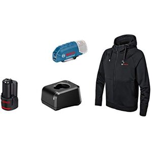 Bosch Heated Hoodie GHH 12+18V XA (incl. GAA 12V-21 USB charging adapter + GBA 12V 2.0Ah battery + GAL 12V-20 charger) – size XL Bosch Heated Hoodie GHH 12+18V XA (incl. GAA 12V-21 USB charging adapter + GBA 12V 2.0Ah battery + GAL 12V-20 charger) – size XL