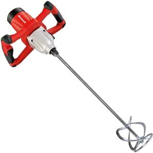 Einhell 4258555 TE-MX 1600-2 CE Paint And Plaster Mixer 1600W, Speed Control, M14 Stirring Tool Mount, 133mm Diameter Stirrer Electric Mixing Paddle For Paint, Plaster, Cement, Concrete and Mortar, Black / Red Einhell 4258555 TE-MX 1600-2 CE Paint And Plaster Mixer 1600W, Speed Control, M14 Stirring Tool Mount, 133mm Diameter Stirrer Electric Mixing Paddle For Paint, Plaster, Cement, Concrete and Mortar, Black / Red