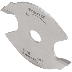 Trend Professional 1/4 Inch Bore Slotter, 2.0mm Kerf, Slot Cutter with 40mm Cut Diameter, 2 Teeth, Tungsten Carbide Tipped, SL/E Trend Professional 1/4 Inch Bore Slotter, 2.0mm Kerf, Slot Cutter with 40mm Cut Diameter, 2 Teeth, Tungsten Carbide Tipped, SL/E