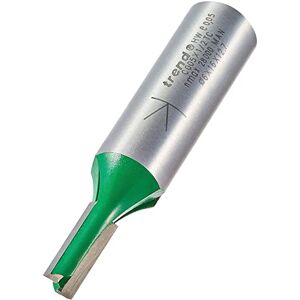Trend CraftPro Straight Two Flute Router Cutter Bit, 1/2 Inch Shank, 6mm Cut Diameter & 16mm Cut Length, Tungsten Carbide Tipped, C005X1/2TC Trend CraftPro Straight Two Flute Router Cutter Bit, 1/2 Inch Shank, 6mm Cut Diameter & 16mm Cut Length, Tungsten Carbide Tipped, C005X1/2TC