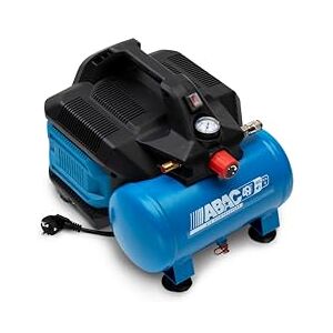 ABAC Ease-AIR 6 Silent Portable Air Compressor, Oil-Free Air Compressor, Maximum Pressure 8 Bar, Power 0.75 Hp, 6 Litre Tank, Noise 49 dB UK ABAC Ease-AIR 6 Silent Portable Air Compressor, Oil-Free Air Compressor, Maximum Pressure 8 Bar, Power 0.75 Hp, 6 Litre Tank, Noise 49 dB UK