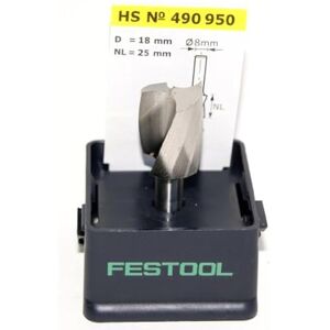 Festool Fresa helicoidal HW para ranurar HS SPI S8 D18/25 Festool Fresa helicoidal HW para ranurar HS SPI S8 D18/25