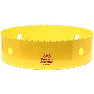 Starrett HSS Bi-Metal Hole Saw FCH160M Fast Cut Extra Cobalt Hole Saw For Stainless Mild Sheet Wood Plastic Various Materials 160MM Starrett HSS Bi-Metal Hole Saw FCH160M Fast Cut Extra Cobalt Hole Saw For Stainless Mild Sheet Wood Plastic Various Materials 160MM