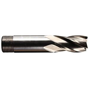 Presto 4013120.016.0 High Speed Steel Short Series End Mills, BS122/4, Screw Shank, 20.00mm Diameter, 83.5mm Length, 38mm Flute Length, 4 Flute, Bright Finish Presto 4013120.016.0 High Speed Steel Short Series End Mills, BS122/4, Screw Shank, 20.00mm Diameter, 83.5mm Length, 38mm Flute Length, 4 Flute, Bright Finish