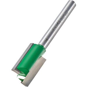 Trend CraftPro Straight Two Flute Router Cutter Bit, 1/4 Inch Shank, 15.9mm Cut Diameter & 25.4mm Cut Length, Tungsten Carbide Tipped, C026X1/4TC Trend CraftPro Straight Two Flute Router Cutter Bit, 1/4 Inch Shank, 15.9mm Cut Diameter & 25.4mm Cut Length, Tungsten Carbide Tipped, C026X1/4TC