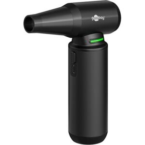 Goobay Dust Blower with 3 speeds, 6,000 mAh Battery, 130,000 RPM, up to 110 min Operating time, incl. 8 attachments for Removing dust on Keyboards, in The PC, in The Sofa, car Interior – 77831 Goobay Dust Blower with 3 speeds, 6,000 mAh Battery, 130,000 RPM, up to 110 min Operating time, incl. 8 attachments for Removing dust on Keyboards, in The PC, in The Sofa, car Interior – 77831