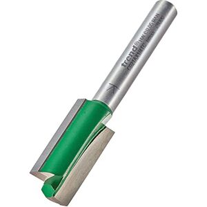 Trend CraftPro Straight Two Flute Router Cutter Bit, 1/4 Inch Shank, 12.5mm Cut Diameter & 25.4mm Cut Length, Tungsten Carbide Tipped, C021AX1/4TC Trend CraftPro Straight Two Flute Router Cutter Bit, 1/4 Inch Shank, 12.5mm Cut Diameter & 25.4mm Cut Length, Tungsten Carbide Tipped, C021AX1/4TC