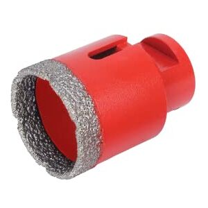 RUBI Dry Drilling in Ceramic, Porcelain, Natural Stone and Other Material Operating Speed 14,000 r.p.m DRYGRES Drill BIT Ø1 3/4" (43 MM.) RUBI Dry Drilling in Ceramic, Porcelain, Natural Stone and Other Material Operating Speed 14,000 r.p.m DRYGRES Drill BIT Ø1 3/4" (43 MM.)