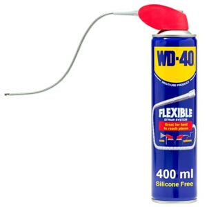WD-40 Multi Use Lubricant Spray 400ml, Flexible Metal Straw, Multipurpose WD40 Spray Lubricant for Maintenance, Water Displacement, and Rust Protection in Hard-to-Reach Areas WD-40 Multi Use Lubricant Spray 400ml, Flexible Metal Straw, Multipurpose WD40 Spray Lubricant for Maintenance, Water Displacement, and Rust Protection in Hard-to-Reach Areas