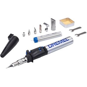 Dremel Versatip 2000 Cordless Soldering Iron Butane Gas Soldering Kit with 7 Interchangeable Tips for Welding, Wood Burning, Pyrography, Jewellery Making, Arts and Crafts Dremel Versatip 2000 Cordless Soldering Iron Butane Gas Soldering Kit with 7 Interchangeable Tips for Welding, Wood Burning, Pyrography, Jewellery Making, Arts and Crafts