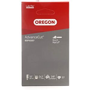Oregon 90PX057E AdvanceCut™ Saw Chain to fit 16-Inch (40cm) Bosch, Parkside Chainsaws, 57 Drive Links Oregon 90PX057E AdvanceCut™ Saw Chain to fit 16-Inch (40cm) Bosch, Parkside Chainsaws, 57 Drive Links